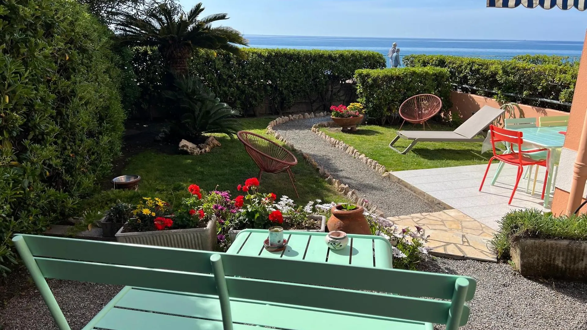 Le Pamela Face A La Mer Menton Apartmán